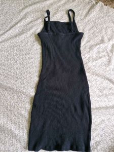 Sleek Black Mini Dress