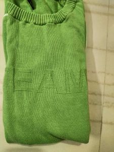 Team Spirit Green Crewneck Sweater