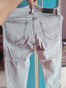 It's A Distressed Grey Jeans Of Tokyo Talkies
