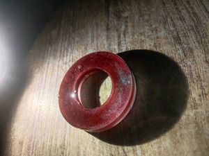 Red O keychain
