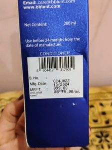 BBlunt Intense Moisture Hair Treatment