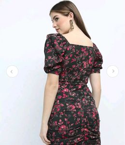 Tokyo Talkies floral print sheath mini dress