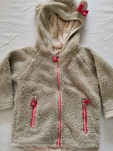 Cool Club Grey Fleece Jacket ( Girls) | Chest 22| Length 13
