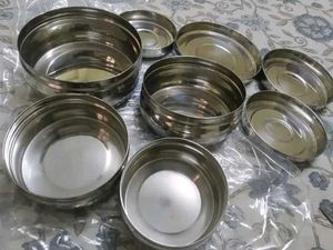 Set of Stainless Steel Containers