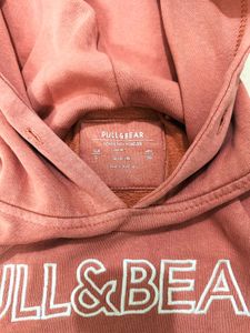Pull&amp;Bear Washed Red Hoodie 🇺🇸
