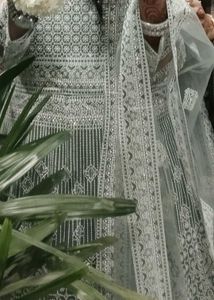 Beautiful Embroidered bridal heavy gown