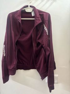 Reebok Burgundy Track Jacket