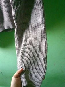 Oversized Knit Polo
