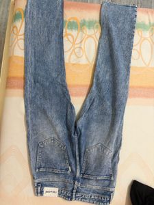 Freakins Blue Wide Leg Jeans