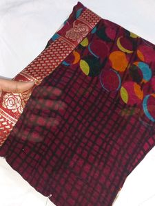 BRANDED MULTI COLOUR SAREE