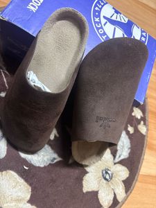 Adidas Brown Suede Slides layasa