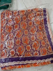 Floral Net Festival Saree