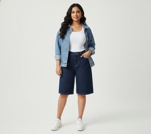 Jorts Dark Wash Denim