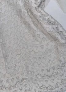 White Lace Top with Ruffle Sleeves