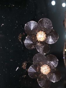 Sparkling Flower Earrings