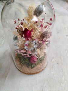Dried Flower Terrarium Display