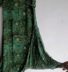 Designer green kurta