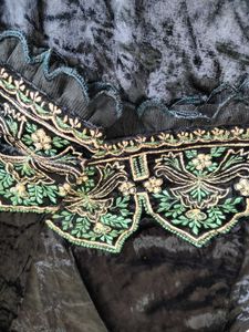 Black Velvet kurta set