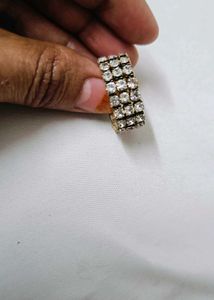 Elegant Pearl chain &amp;silver bengles 4with Ring