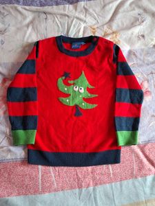 Red Christmas Tree Sweater