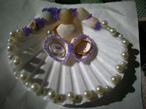 Decorative Seashell Ring Holder