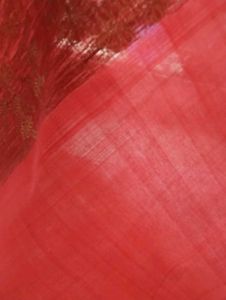 Elegant Silk Saree with Gold Print