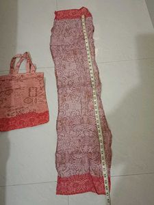 Stylish Printed Dupatta with Matching Bag