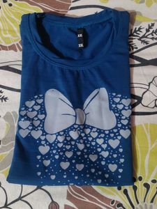 Cute Minnie Mouse Heart T-Shirt