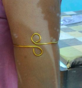Elegant Gold Arm Cuff Bracelet