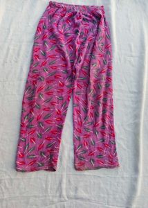 Cozy Feather Print Pajama Pants