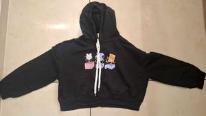 Cute black stylish hoodie