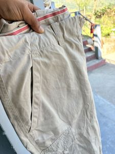 Adidas light beige Cargo Pants