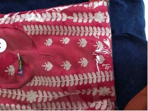 114.Vibrant Pink Embroidered Kurta