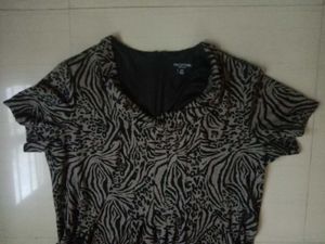 Stylish Animal Print Dress