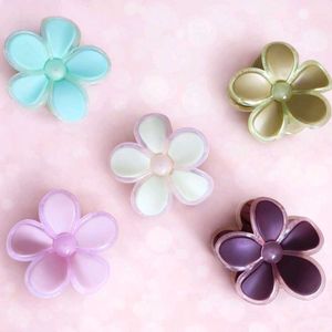 Flower Hair Clips - Pastel Colors Pack Of 5
