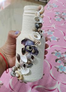 Seashell Decorated Vase