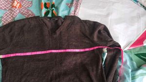 Cozy Brown Knit Sweater