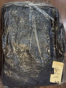 Stylish Faux Croc Laptop bag