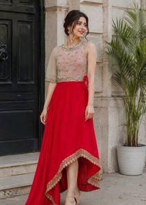 Elegant Gown with jacket and Duppata
