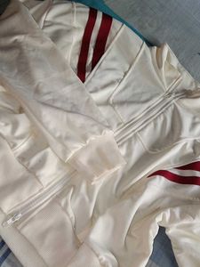 Retro Cream Track Jacket