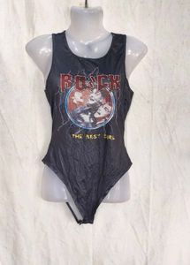 14216. Graphic Print Bodysuit