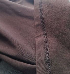 Dark Brown Turtleneck Long Sleeve Top