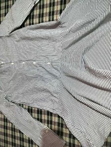 Chic Striped Peplum shirt pattern top