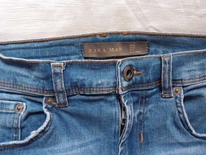 🏷️ REWORKED DENIM RUFFLE MICRO-MINI SKIRT