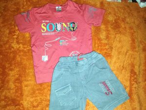 Coral Pink Graphic T-Shirt