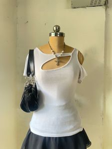 Cutout White Top