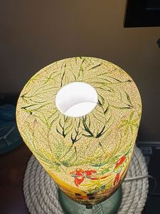 Vintage Tropical Parrot Table Lamp