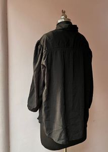 Black Button-Down Shirt