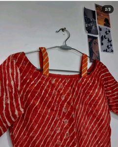 Leheriya Designer Kurti