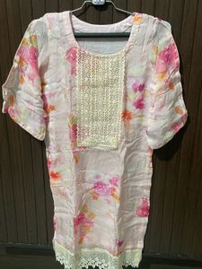 Beautiful Floral Print Kurta